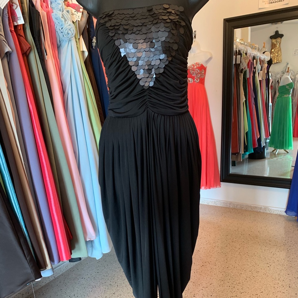 Beautiful black evening romper